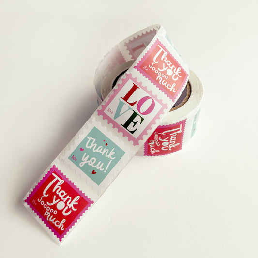 customer thank you stickers cute packaging stickers for small biz