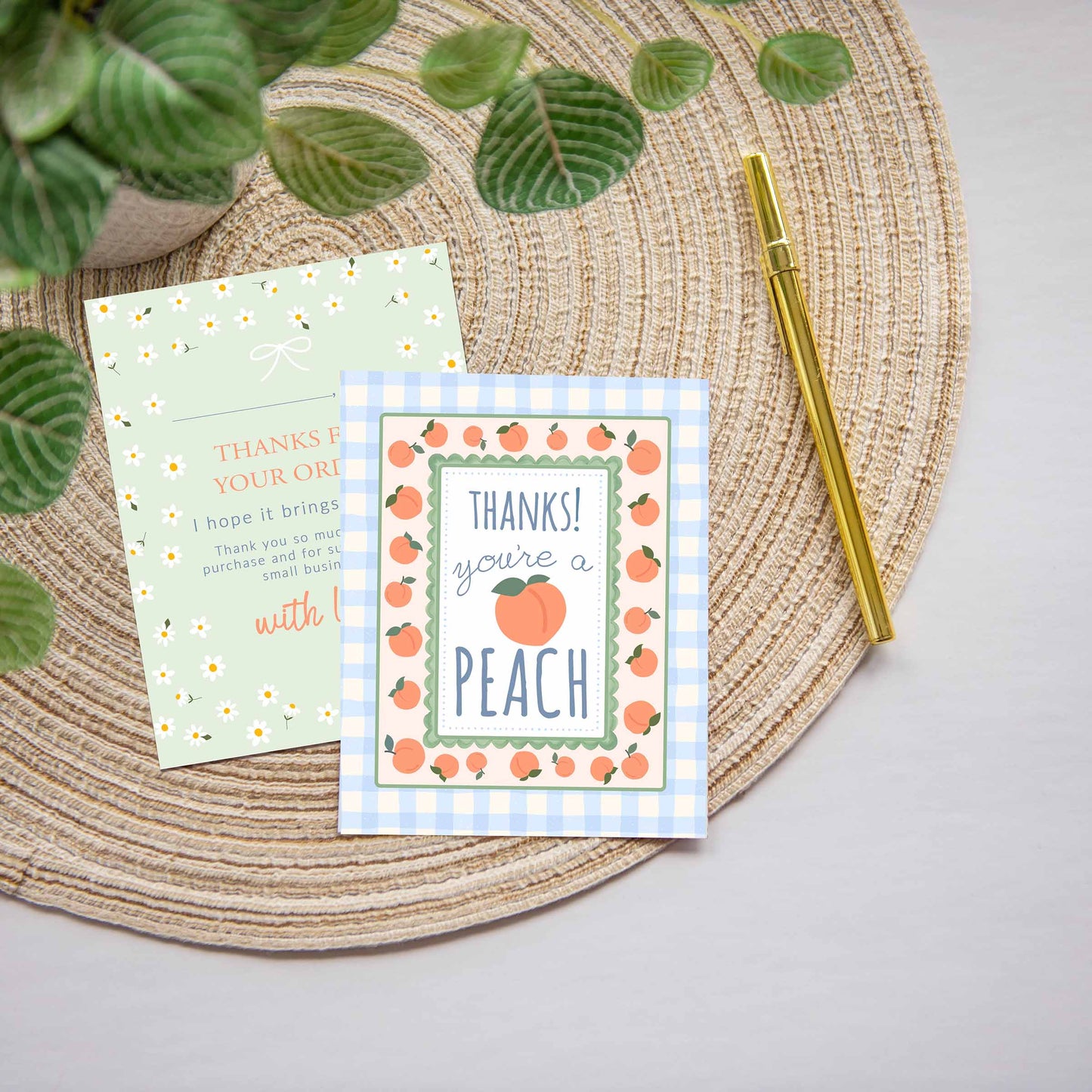 Business Thank You Cards | Peachy Picninc