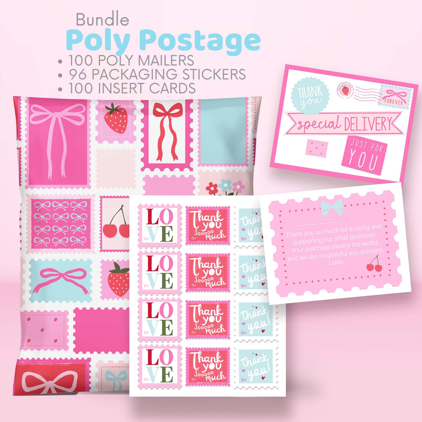 cute shipping bags for small business mailing envelopes