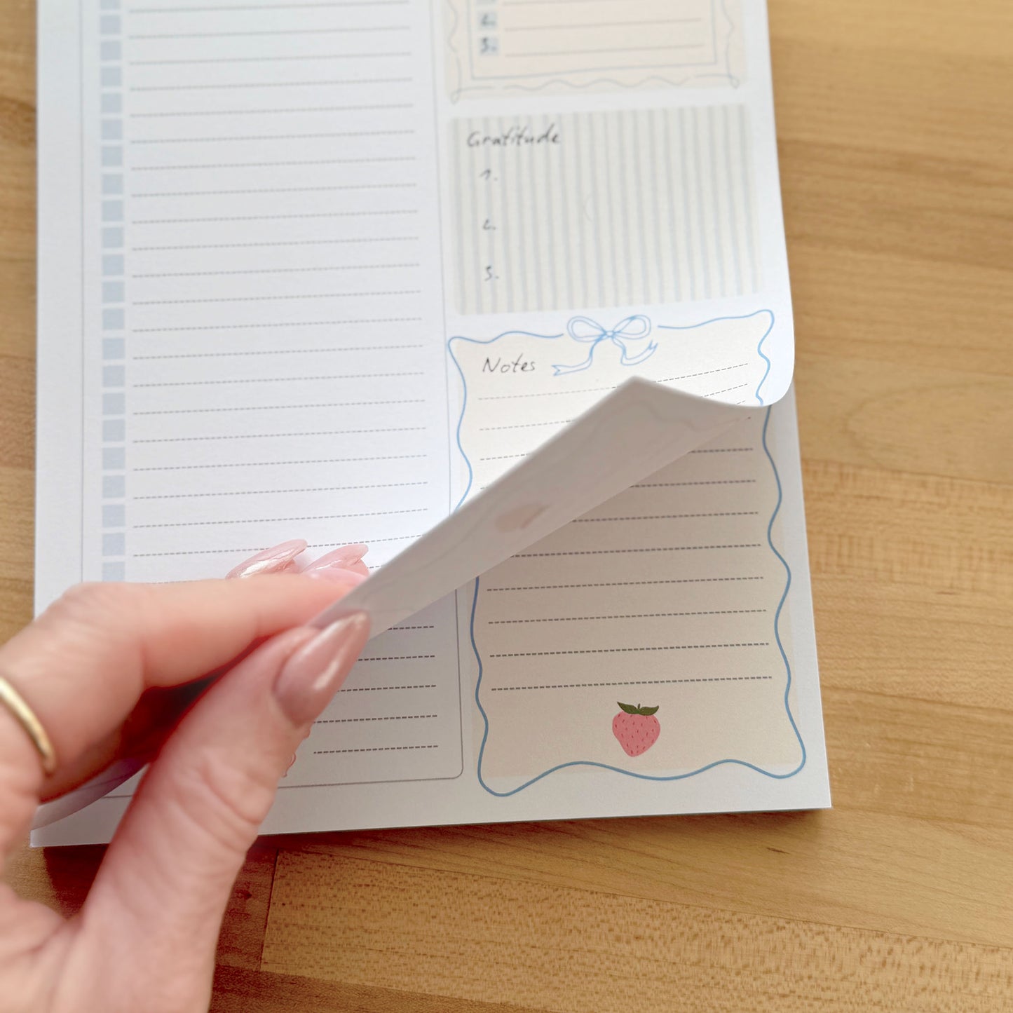 best desk notepad custom a5 cute aesthetic notepad daily weekly goal planner