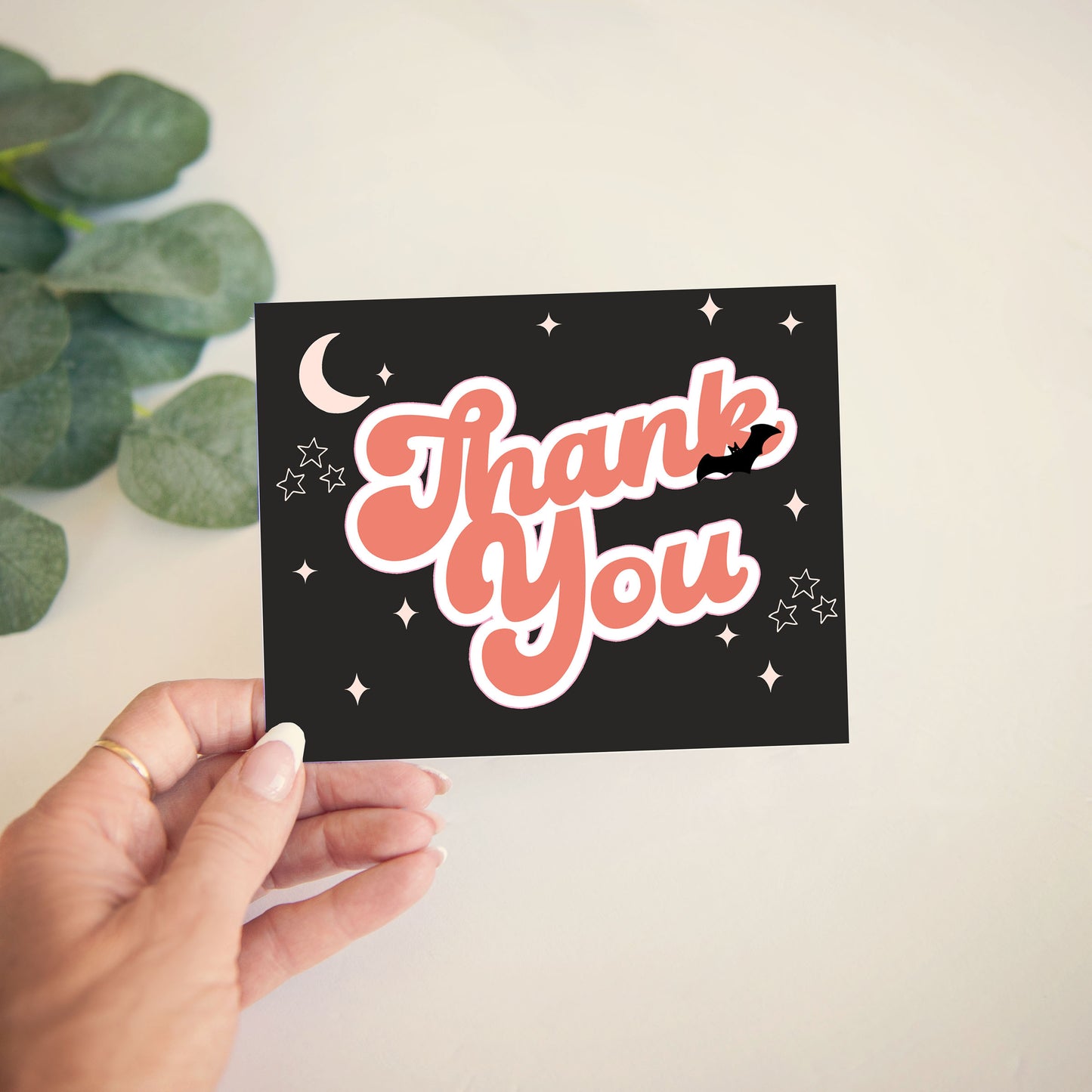 halloween spooky vibes customer greeting thank u for your business thankyou cards for packaging shipping
