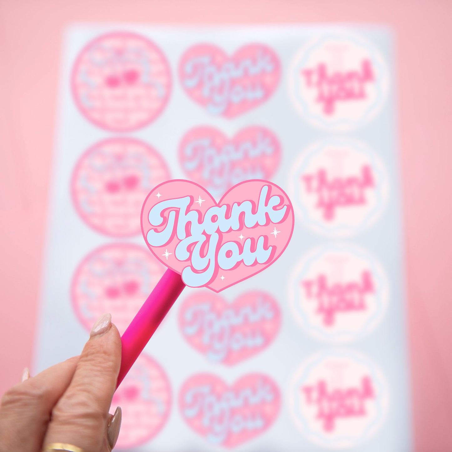 sticker for thank you customer thank u message thank you for customer packaging stickers for cute small biz shipping supplies