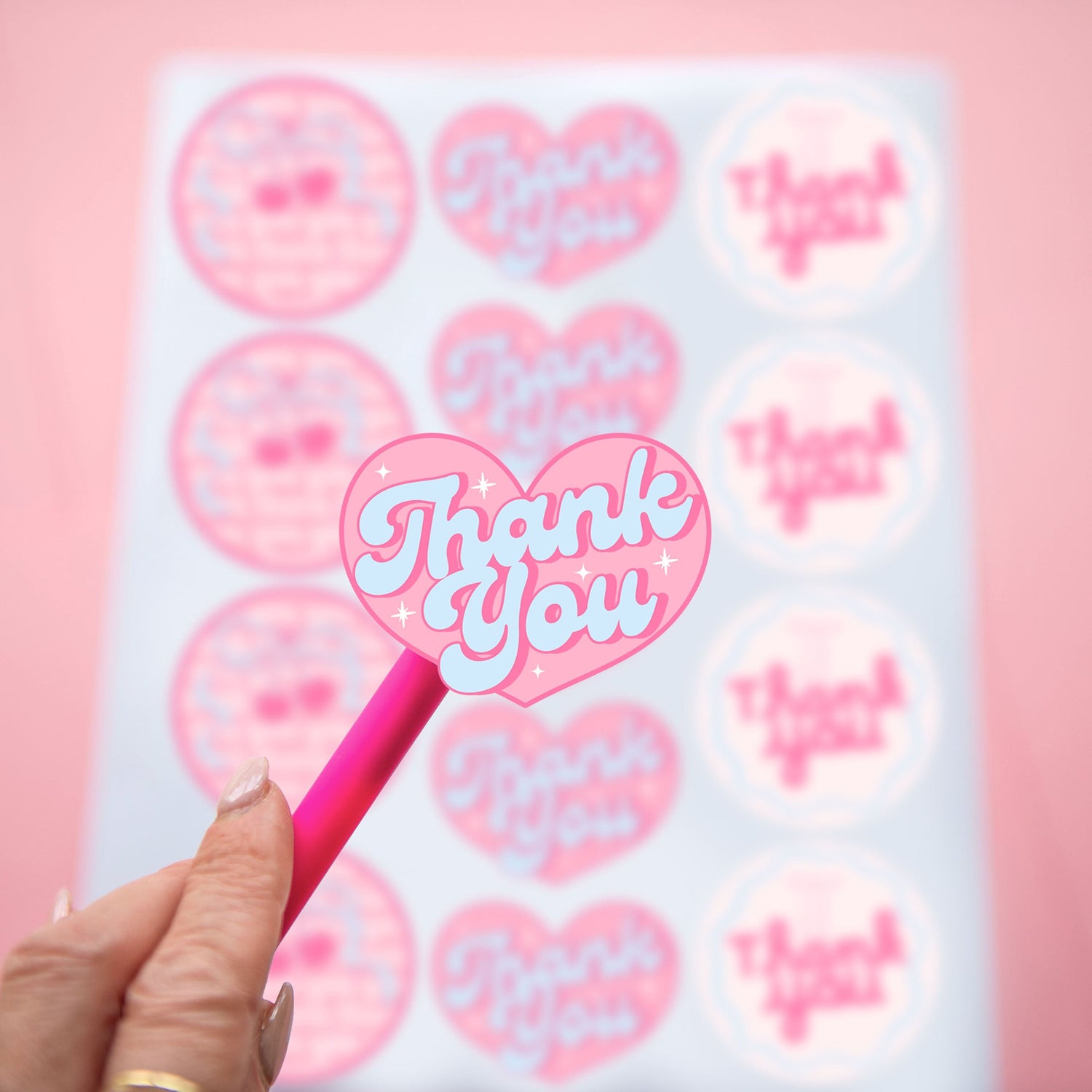 customer packaging sticker for thank you stickers customer message for business