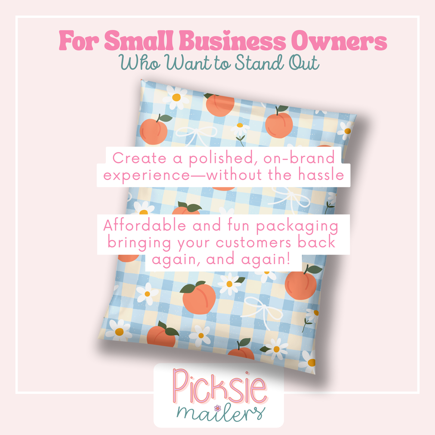Poly Mailers Shipping Supplies Bundle | Peachy Picnic