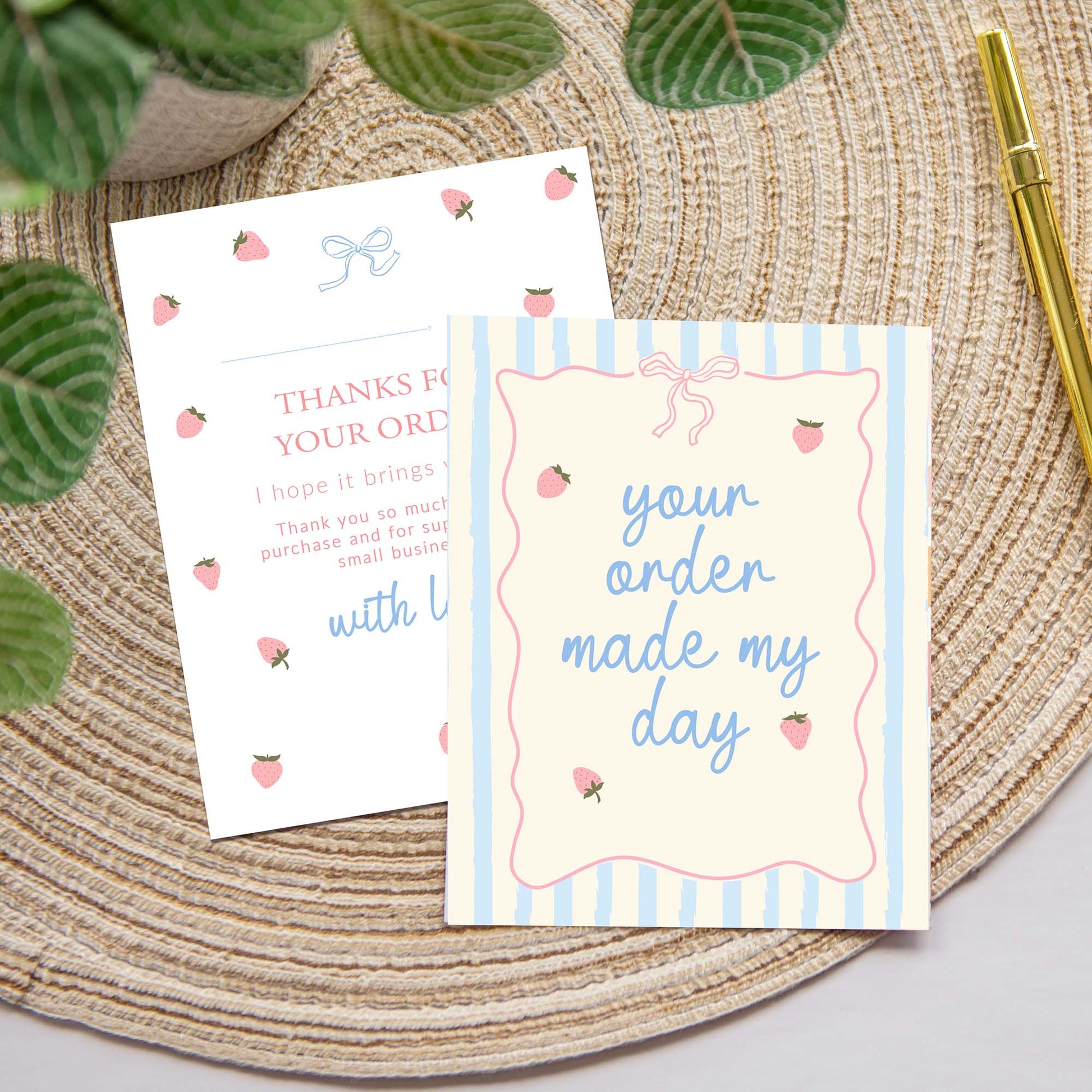 customer thank you message business cards custom packaging for small business shipping supplies packaging insert