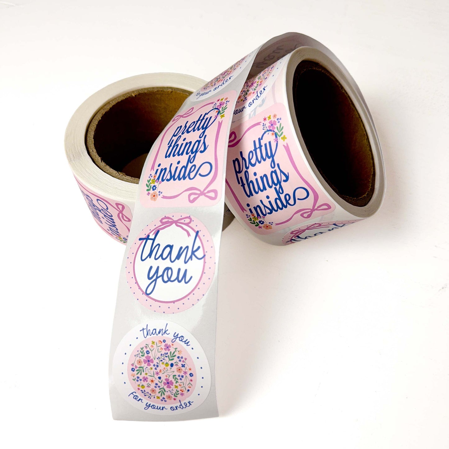 customer thank you message packaging  stickers thank you to customer thank u sticker custom stickers for business boutique cute packaging supplies