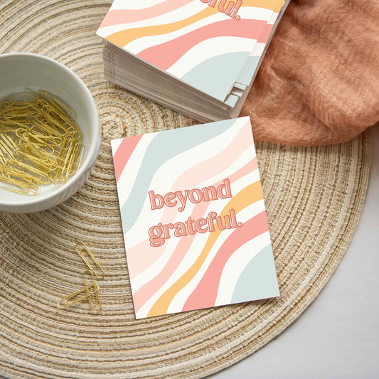 professional personalized thank you cards in packaging cute girly small business boho shipping supplies