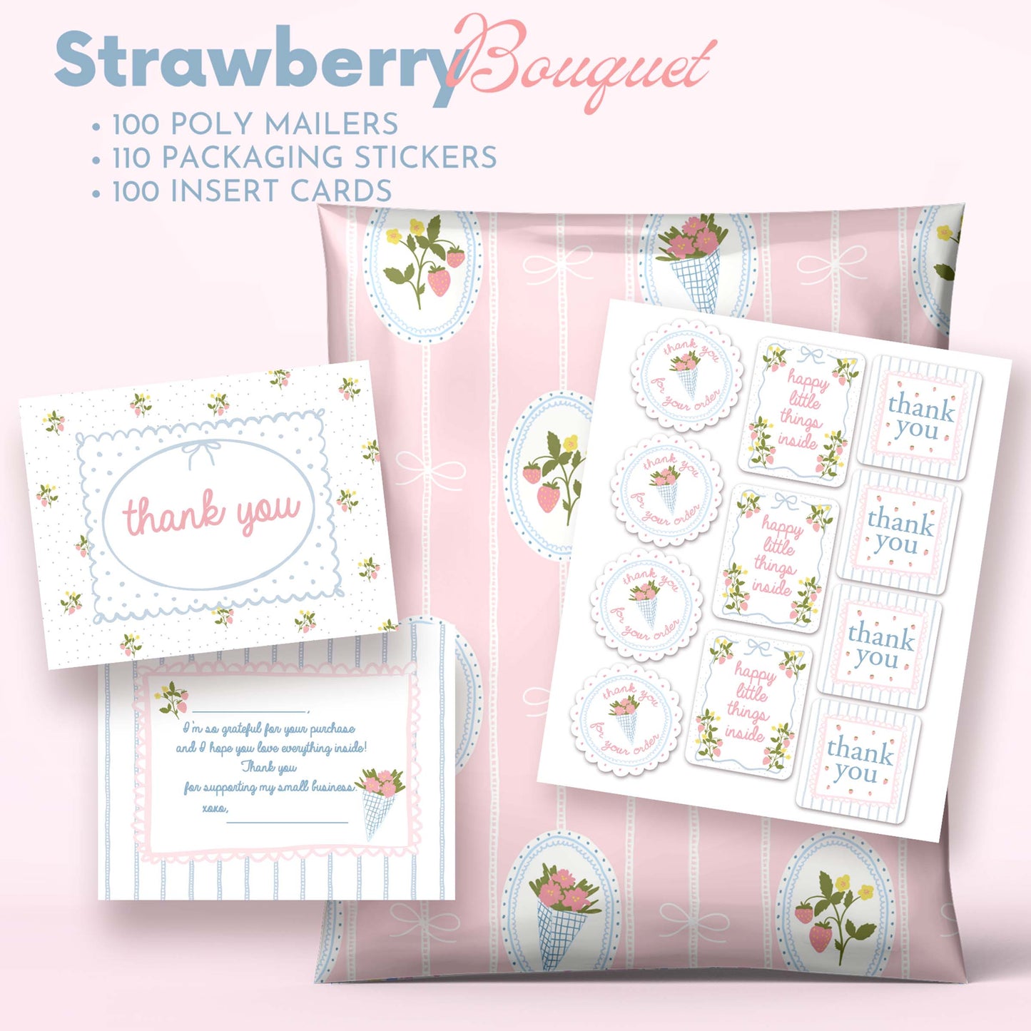 Strawberry Bouquet Shipping Bundle