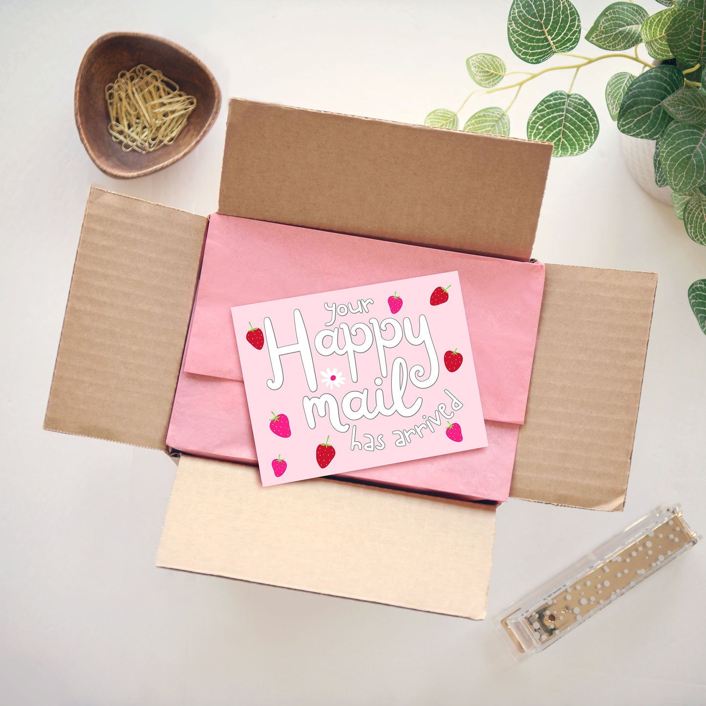cute packaging supplies for small business customer thank you cards