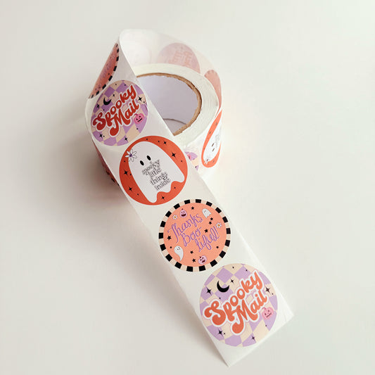 spooky season customer thank you stickers halloween packaging supplies