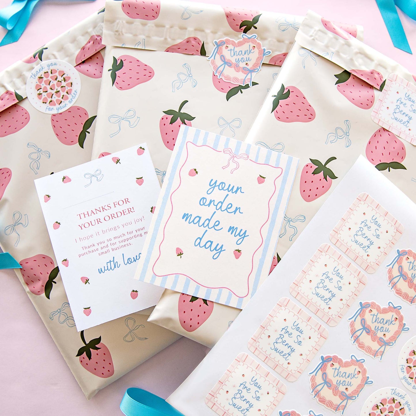 store packaging supplies polybag cute packaging shipping bags