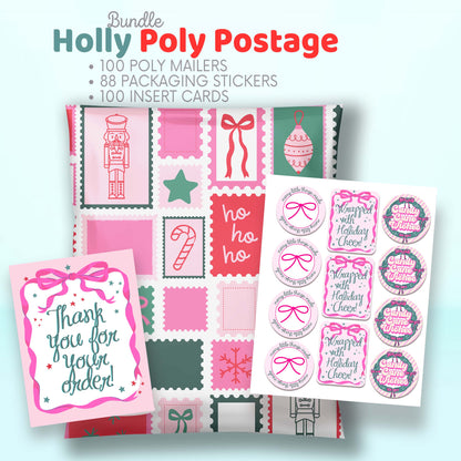 christmas sticker for thank you holiday shipping bags christmas mailers customer thank you cards christmas 